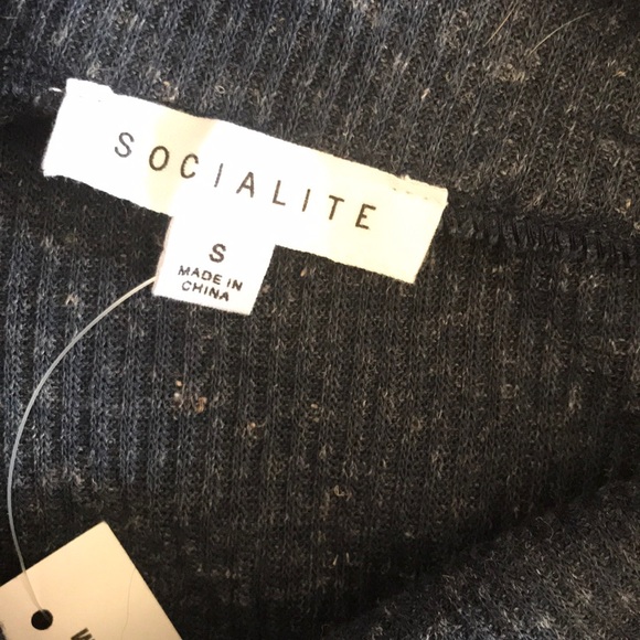 Tilly’s Socialite Navy Knit Swing A-line Dress - Picture 3 of 4